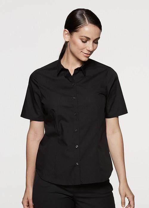 Aussie Pacific Ladies Kingswood Short Sleeve Shirt 2910S Corporate Wear Aussie Pacific   