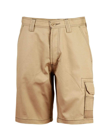 Cordura Semi-fitted Cordura Work Shorts WP21 Work Wear Australian Industrial Wear 72R Khaki 