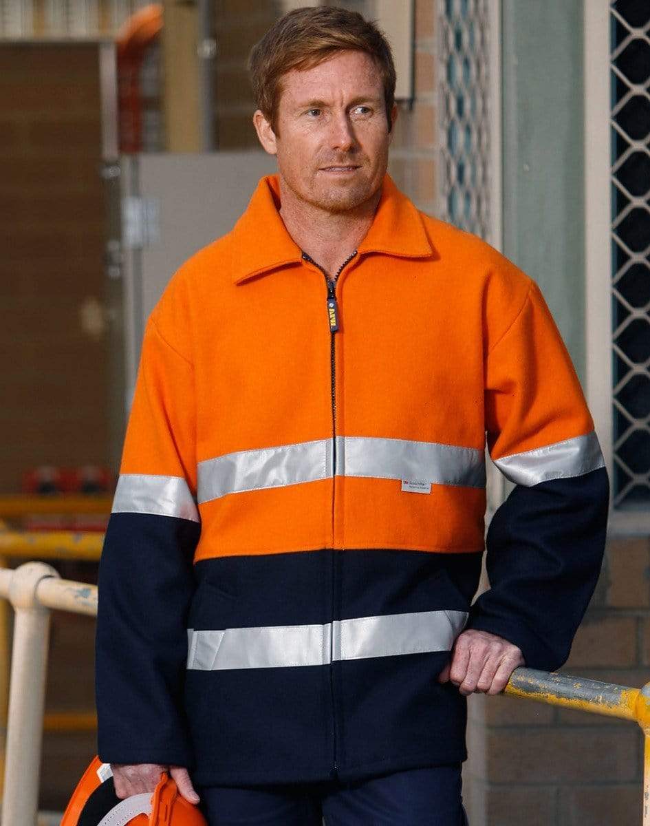 Hi-vis Two Tone Bluey Jacket SW31A Work Wear Australian Industrial Wear   