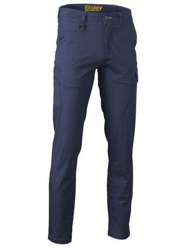 Bisley Stretch Cotton Drill Cargo Pants BPC6008 Work Wear Bisley Workwear Navy 74 L 