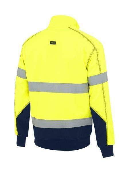 Bisley Workwear Work Wear Bisley TAPED HI VIS FLEECE PULLOVER WITH SHERPA  BK6987T