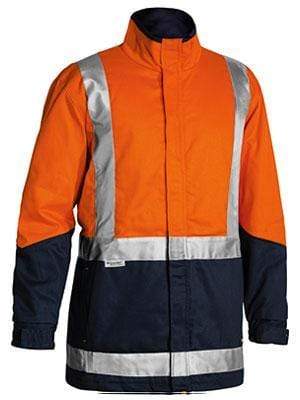 Bisley Workwear Work Wear BISLEY WORKWEAR 3M TAPED HI VIS 3 IN 1 DRILL JACKET BJ6970T