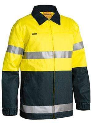 Bisley Workwear Work Wear BISLEY WORKWEAR 3M TAPED HI VIS DRILL JACKET BK6710T