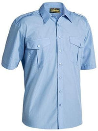 Bisley Workwear Work Wear BISLEY WORKWEAR EPAULETTE SHIRT SHORT SLEEVE B71526