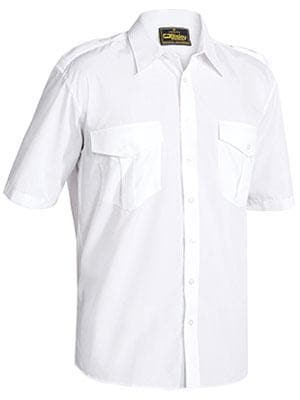 Bisley Workwear Work Wear BISLEY WORKWEAR EPAULETTE SHIRT SHORT SLEEVE B71526