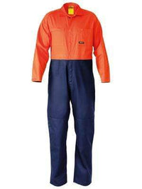 Bisley Workwear Work Wear BISLEY WORKWEAR HI VIS DRILL COVERALL BC6357