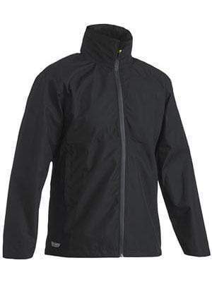 Bisley Workwear Work Wear BLACK (BBLK) / XS BISLEY WORKWEAR LIGHTWEIGHT MINI RIPSTOP RAIN JACKET WITH CONCEALED HOOD (WATERPROOF) BJ6926