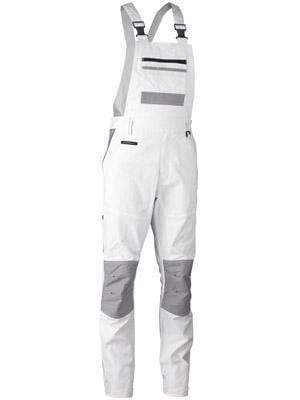 Bisley Workwear Work Wear WHITE (BWHT) / 77R BISLEY WORKWEAR PAINTERS CONTRAST BIB & BRACE OVERALL BAB0422