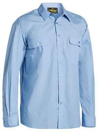 Bisley Workwear Work Wear MIDNIGHT (BDKN) / S BISLEY WORKWEAR PERMANENT PRESS SHIRT LONG SLEEVE BS6526