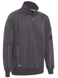 Bisley Workwear Worl Wear Charcoal / XS Bisley 1/4 ZIP WORK FLEECE PULLOVER BK6924