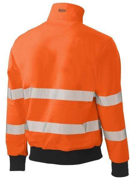 Bisley Workwear Worl Wear Bisley TAPED HI VIS SOFT SHELL BOMBER JACKET BJ6979T