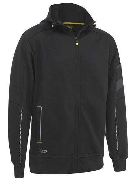 Bisley Workwear Worl Wear Black / XS Bisley ZIP-FRONT WORK FLEECE HOODIE BK6925