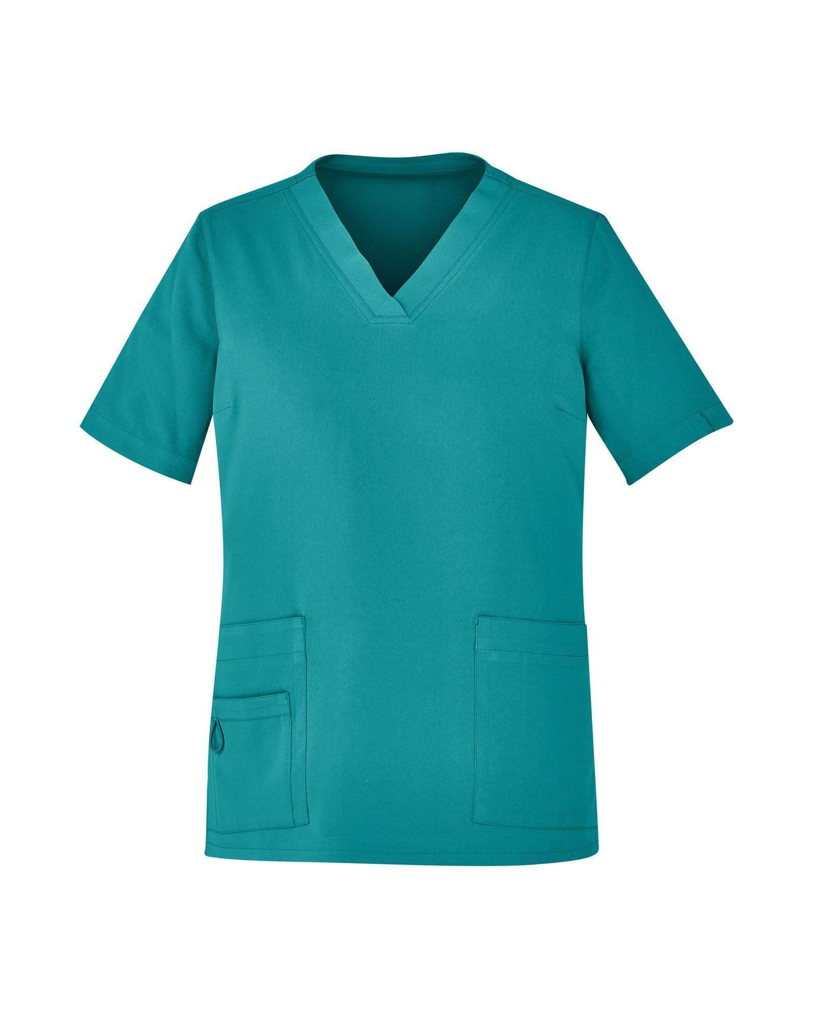 Biz Care Womens Easy Fit V-Neck Medical Scrub Top CST941LS - Simply Scrubs Australia