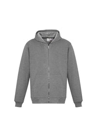 Biz Collection Active Wear Grey Marle / 4 Biz Collection Kid’s Crew Zip Hoodie SW762K