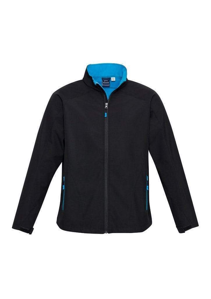 Biz Collection Casual Wear Black/Cyan / K4-6 Biz Collection Kid’s Geneva Jacket J307k