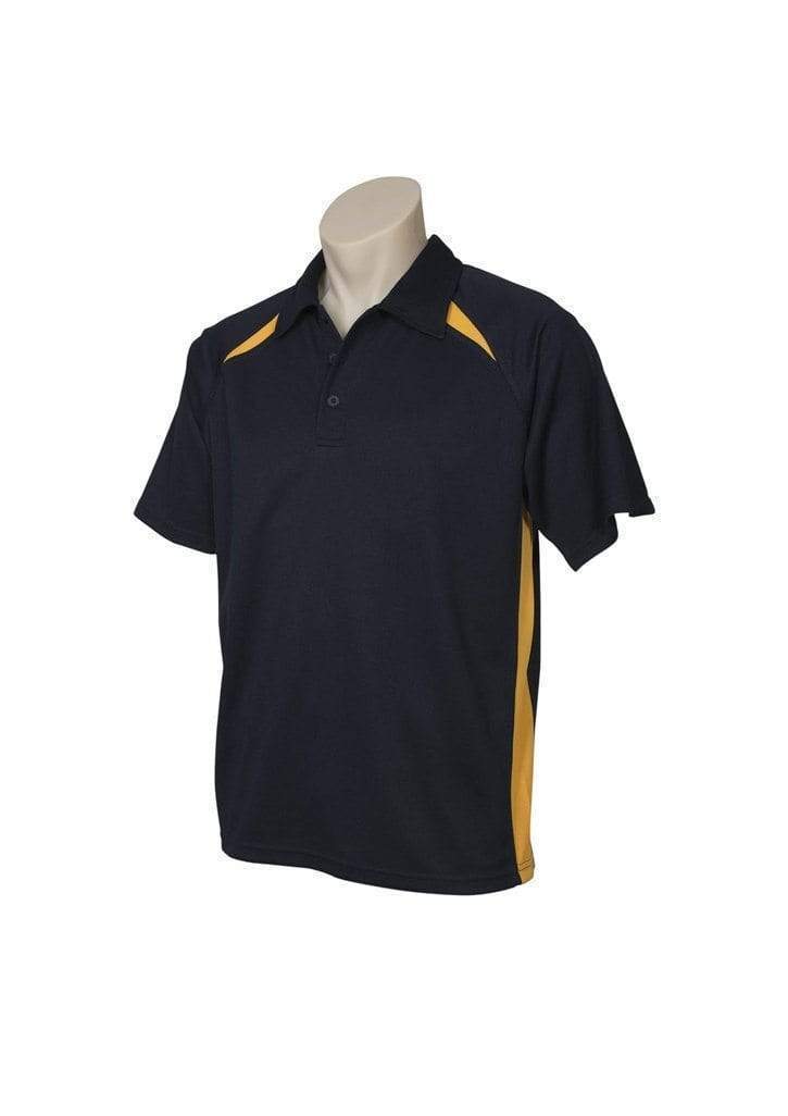 Biz Collection Casual Wear Navy/Gold / 4 Biz Collection Kid’s Splice Polo P7700B