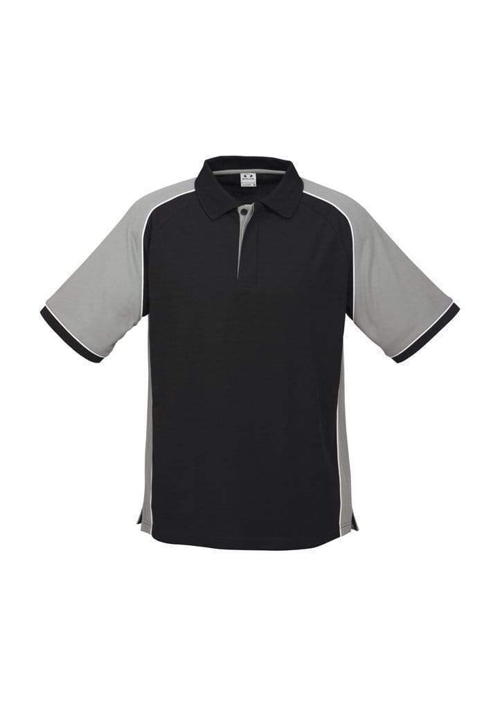 Biz Collection Casual Wear Black/Grey/White / S Biz Collection Men’s Nitro Polo P10112