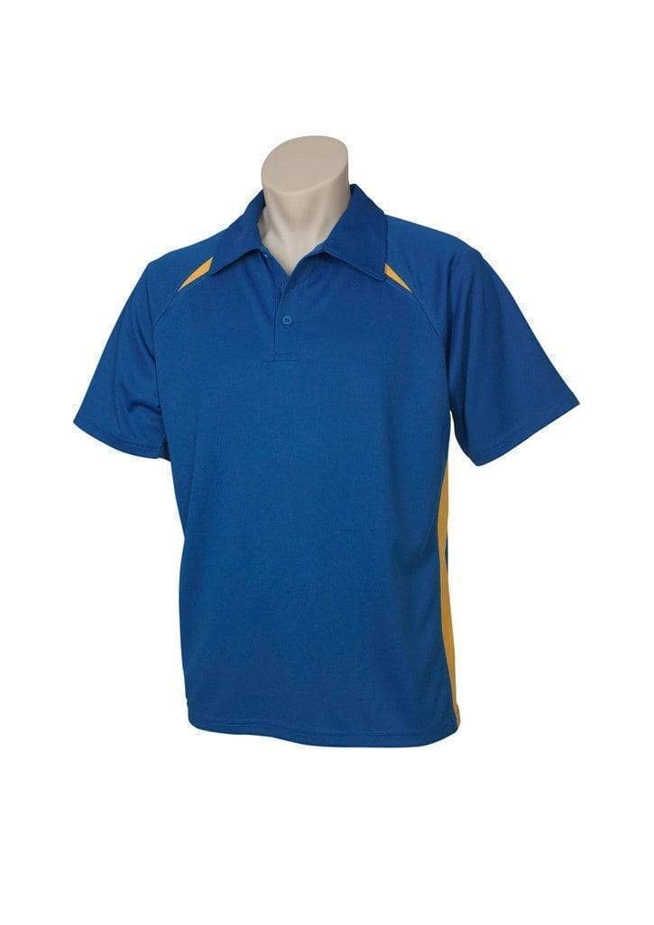 Biz Collection Casual Wear Royal/Gold / S Biz Collection Men’s Splice Polo P7700