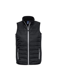 Biz Collection Casual Wear Black/Silver Grey / S Biz Collection Men’s Stealth Tech Vest J616m