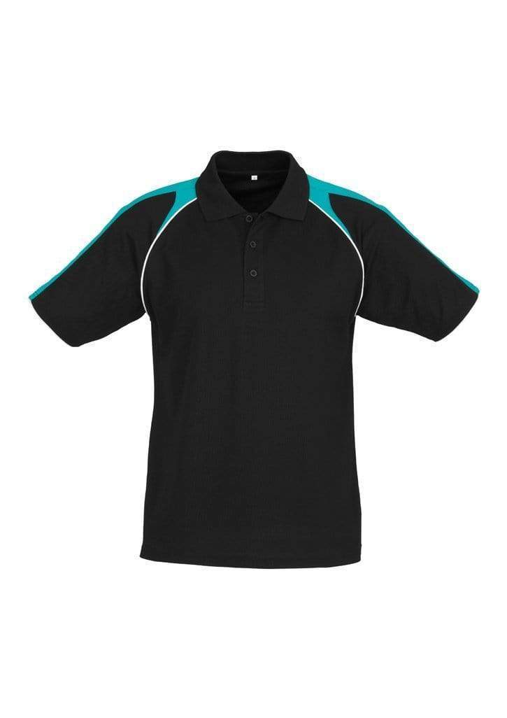 Biz Collection Casual Wear Black/Teal/White / S Biz Collection Men’s Triton Polo P225MS