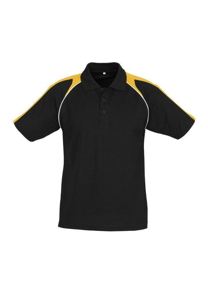 Biz Collection Casual Wear Black/Gold/White / S Biz Collection Men’s Triton Polo P225MS