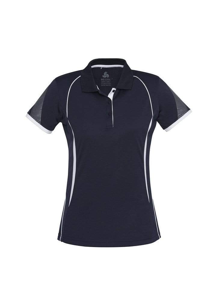 Biz Collection Casual Wear 8 / Navy/White Biz Collection Razor Ladies Polo P405LS