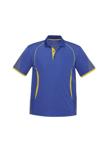 Biz Collection Casual Wear S / Royal/Gold Biz Collection Razor Mens Polo Shirt Biz Cool™ P405MS