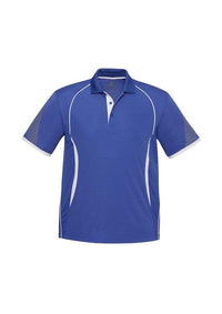 Biz Collection Casual Wear S / Royal/White Biz Collection Razor Mens Polo Shirt Biz Cool™ P405MS