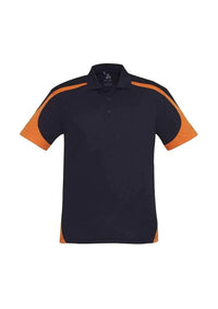 Biz Collection Casual Wear S / Navy/Orange Biz Collection Talon Mens Polo P401MS