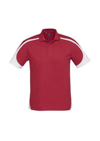 Biz Collection Casual Wear S / Red/White Biz Collection Talon Mens Polo P401MS