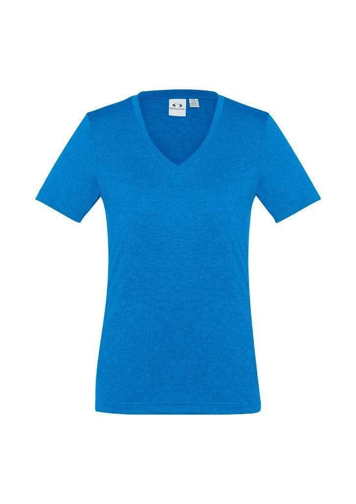 Biz Collection Casual Wear Cyan / 6 Biz Collection Women’s Aero Tee T800LS