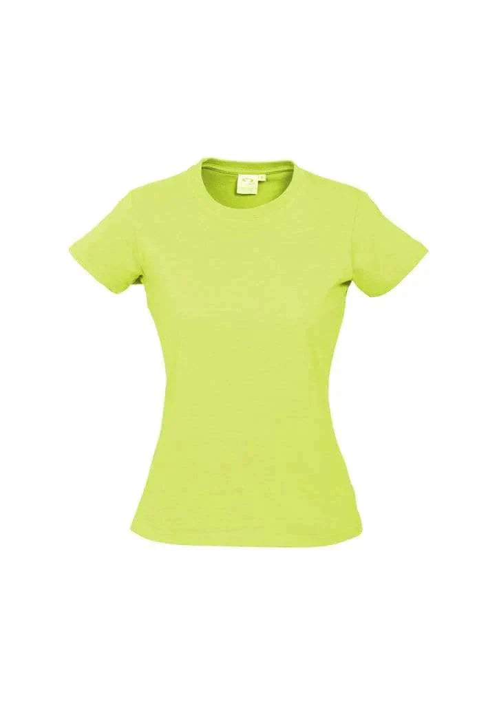 Biz Collection Casual Wear Fluoro Yellow/Lime / 6 Biz Collection Women’s Ice Tee T10022