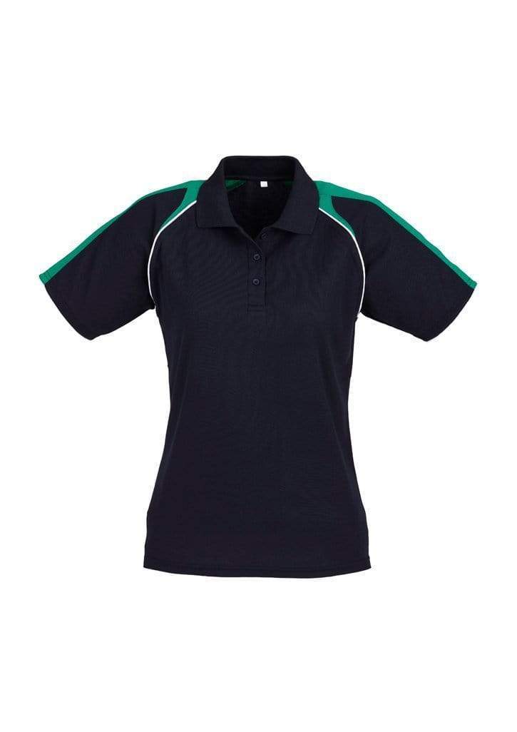 Biz Collection Casual Wear Navy/Kelly Green/White / 10 Biz Collection Women’s Triton Polo P225LS