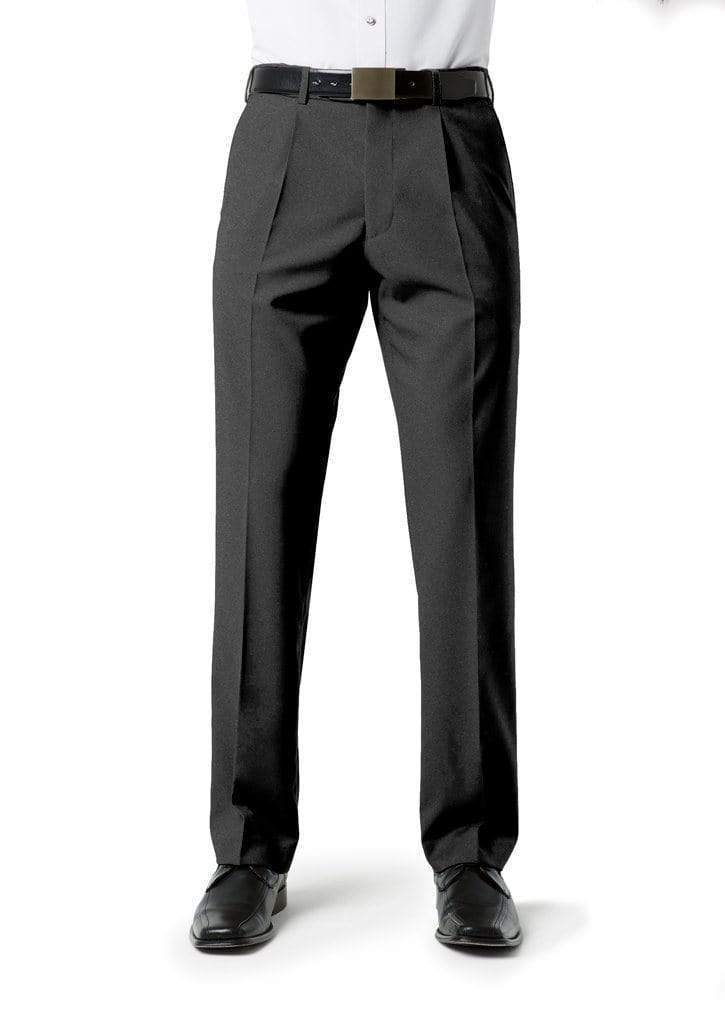 Biz Collection Corporate Wear Charcoal / 72 Biz Collection Men’s Classic Pleat Front Pant Bs29110