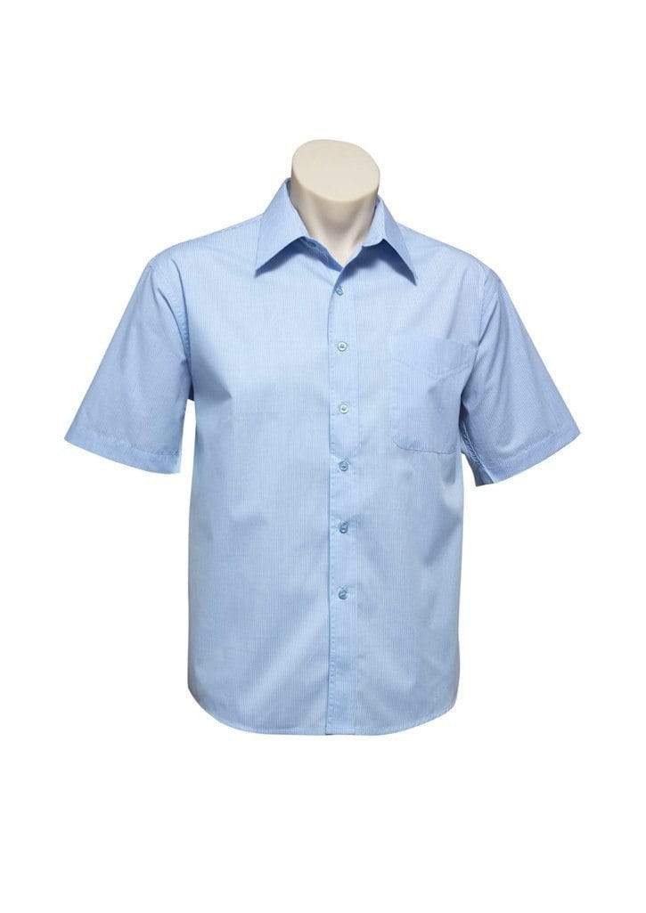 Biz Collection Corporate Wear Biz Collection Men’s Micro Check Short Sleeve Shirt Sh817