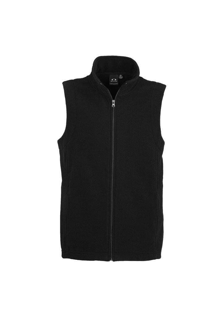 Biz Collection Corporate Wear Biz Collection Men’s Plain Micro Fleece Vest F233mn