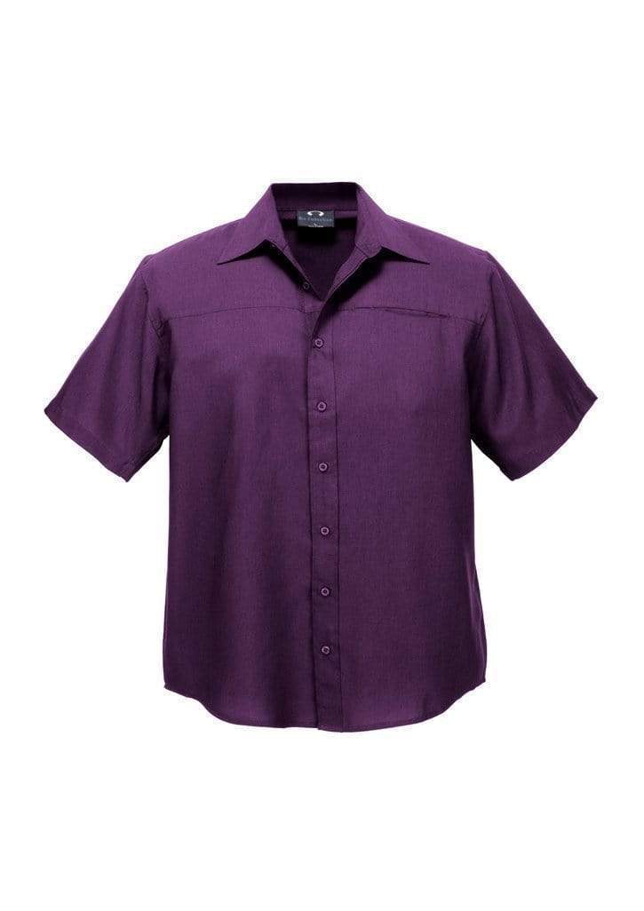 Biz Collection Corporate Wear Biz Collection Men’s Plain Oasis Short Sleeve Shirt Sh3603