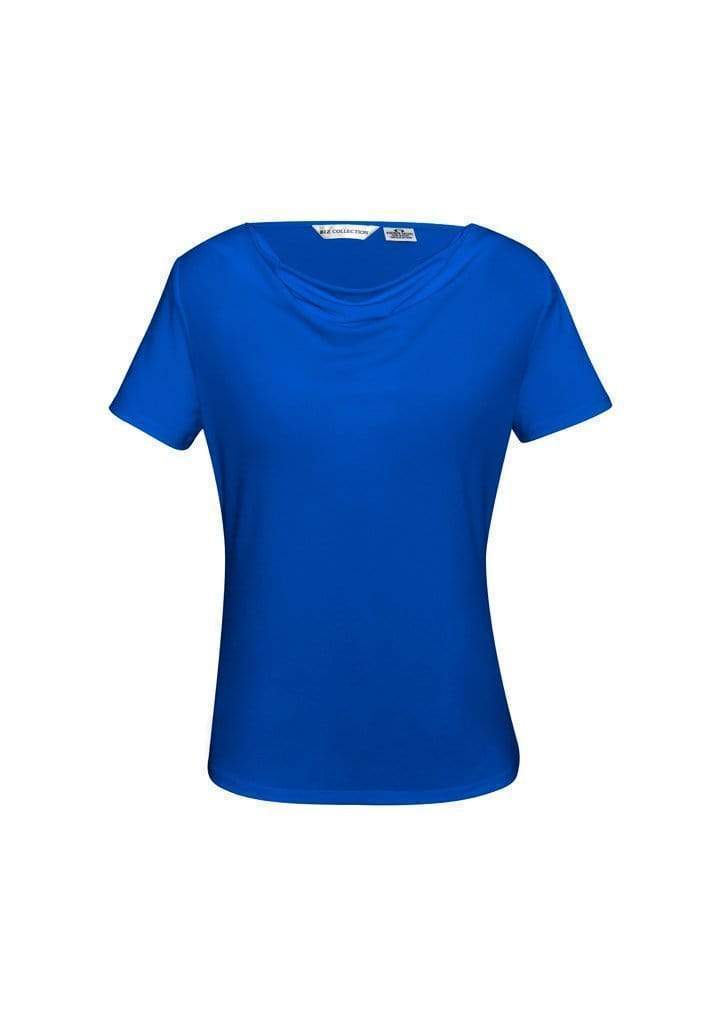 Biz Collection Corporate Wear Electric Blue / 6 Biz Collection Women’s Ava Drape Knit Top K625ls