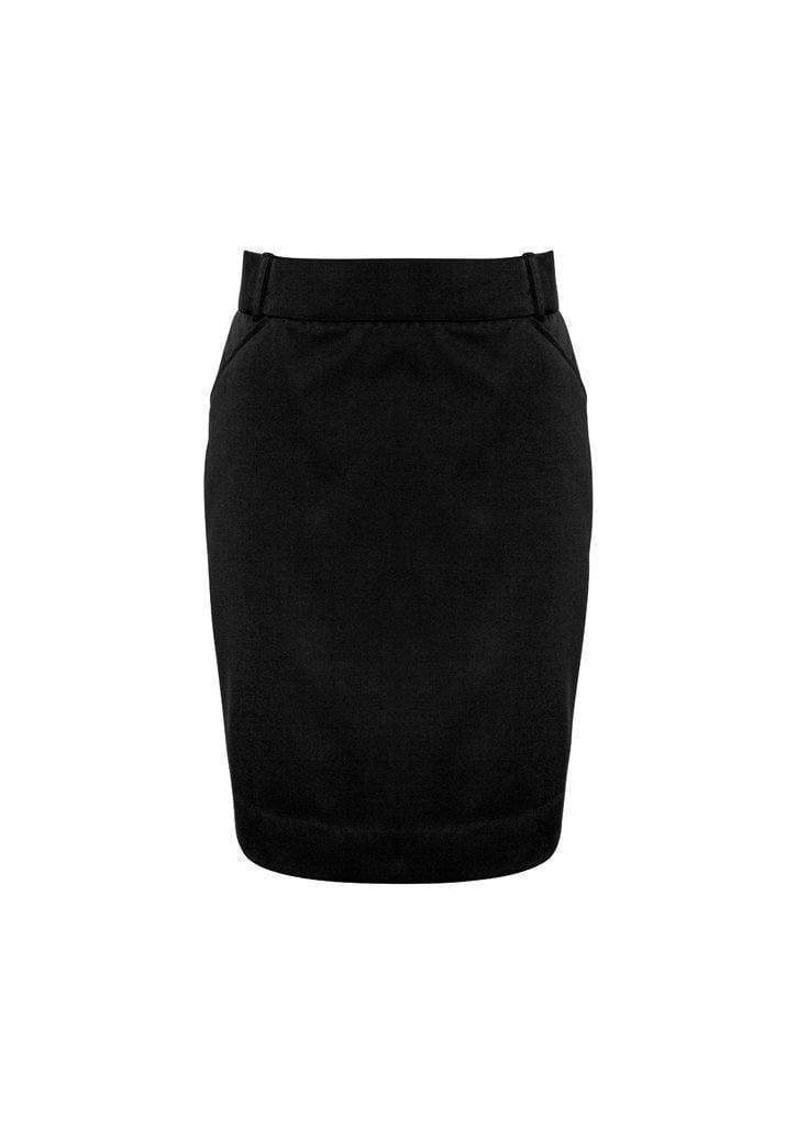 Biz Collection Corporate Wear Black / 4 Biz Collection Women’s Detroit Flexi-band Skirt Bs612s