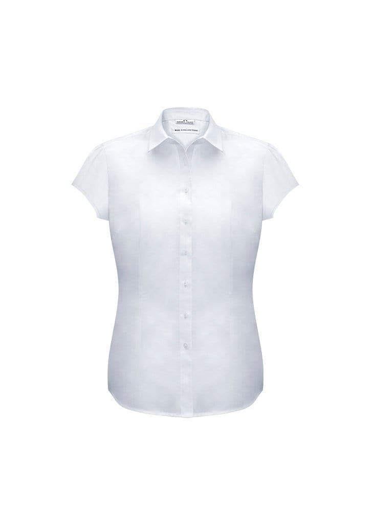 Biz Collection Corporate Wear Biz Collection Women’s Euro Short Sleeve Shirt S812ls