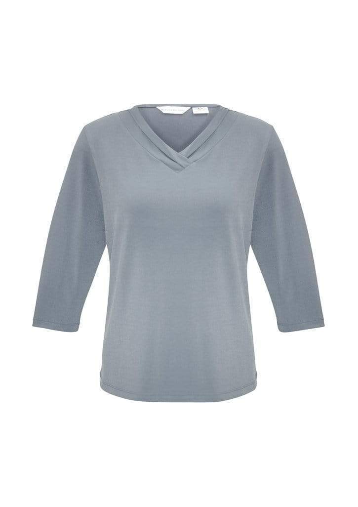 Biz Collection Corporate Wear Silver / 6 Biz Collection Women’s Lana 3/4 Sleeve Top K819lt