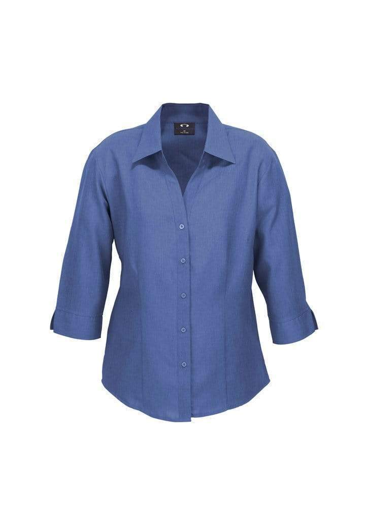 Biz Collection Corporate Wear Midnight Blue / 6 Biz Collection Women’s Plain Oasis 3/4 Sleeve Shirt Lb3600