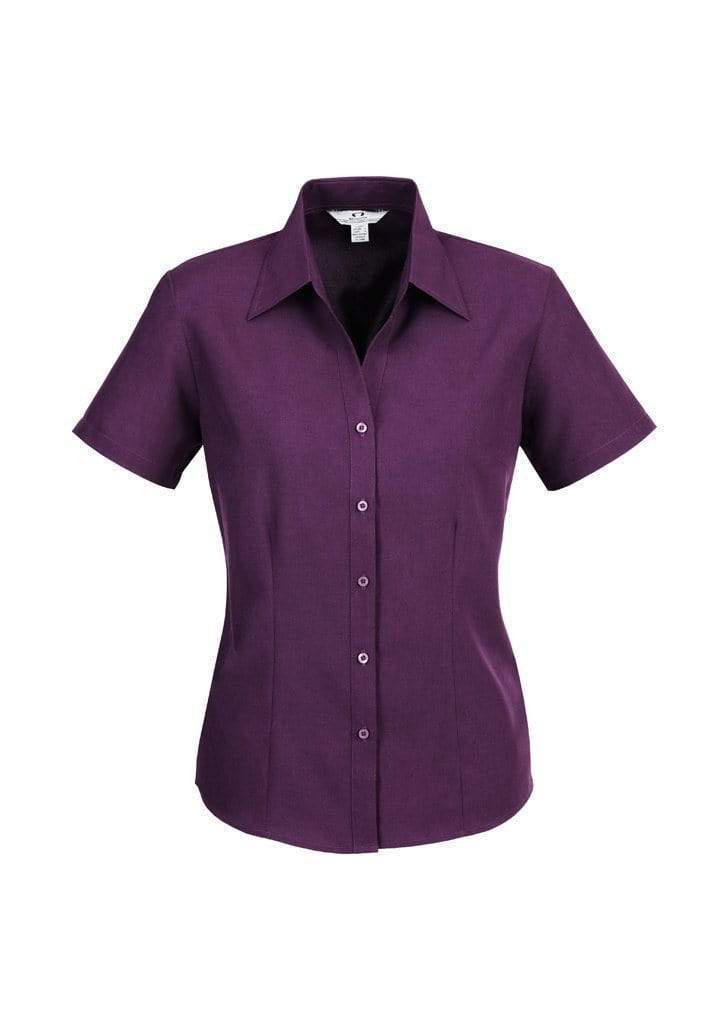 Biz Collection Corporate Wear Biz Collection Women’s Plain Oasis Short Sleeve Shirt Lb3601