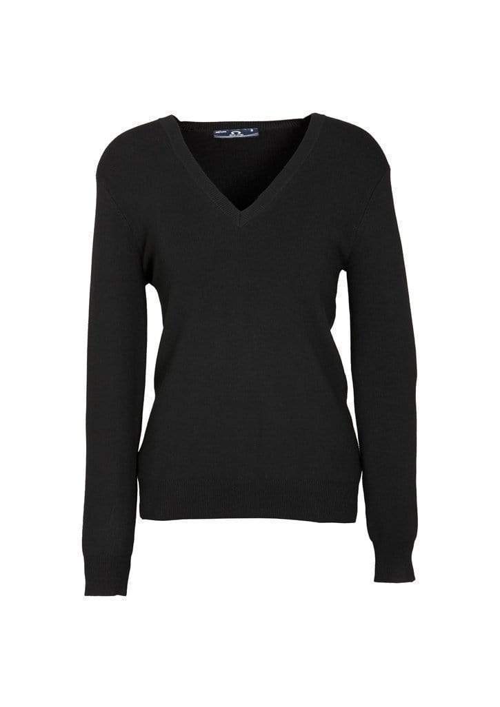 Biz Collection Corporate Wear Black / S Biz Collection Women’s V-neck Pullover Lp3506