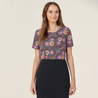 NNT Bush Tucker Indigenous Print Blouse CATUSV