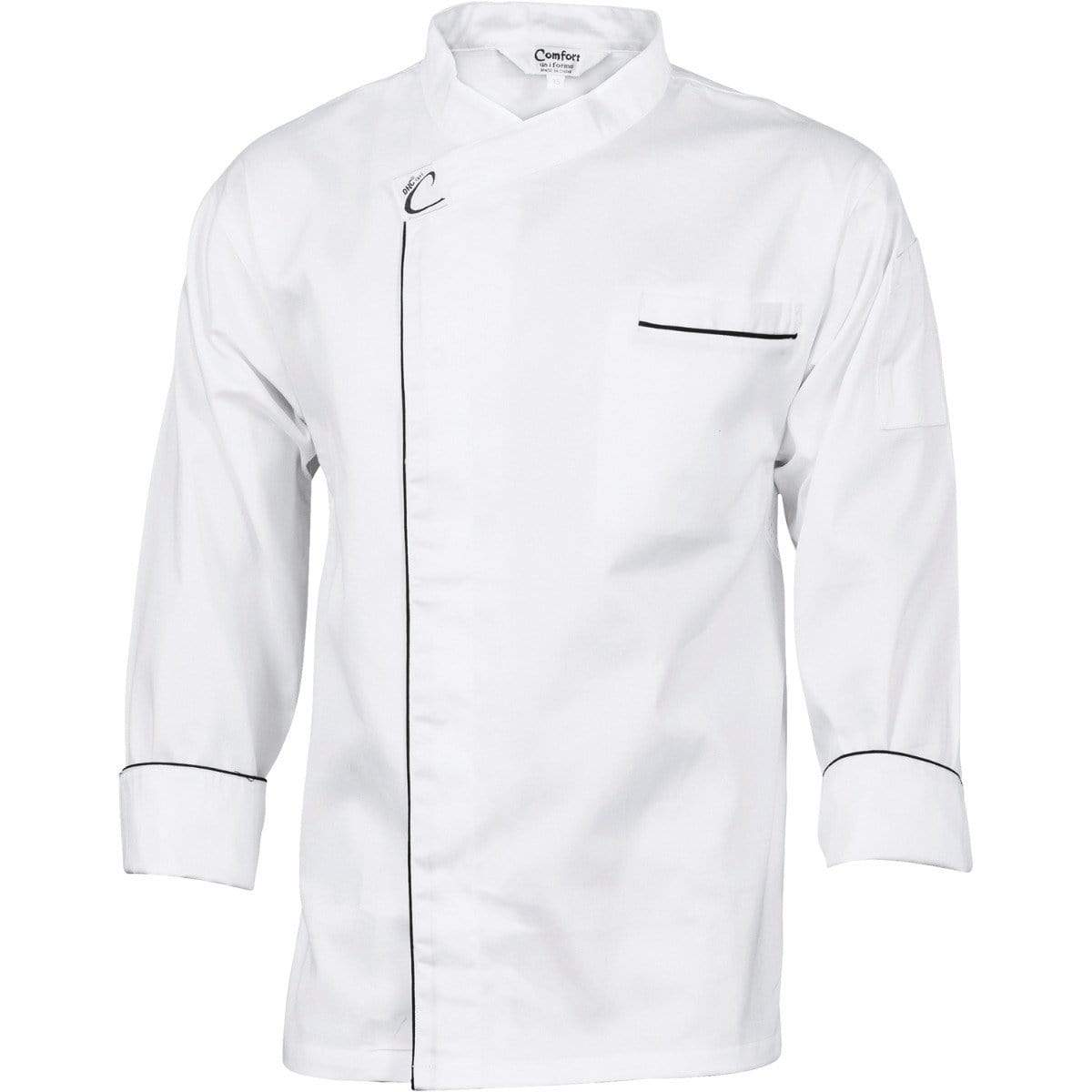 DNC Workwear Hospitality & Chefwear White / 3XL DNC WORKWEAR Cool-Breeze Long Sleeve Modern Jacket 1124