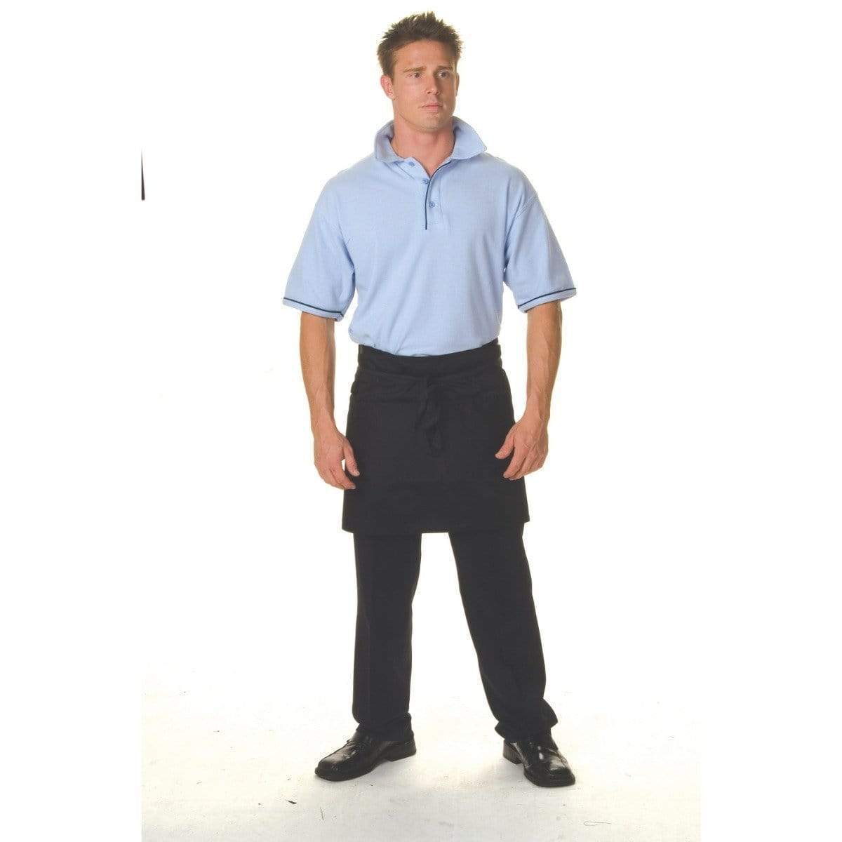 DNC Workwear Hospitality & Chefwear DNC WORKWEAR Polyester Cotton Short Apron No Pocket 2112