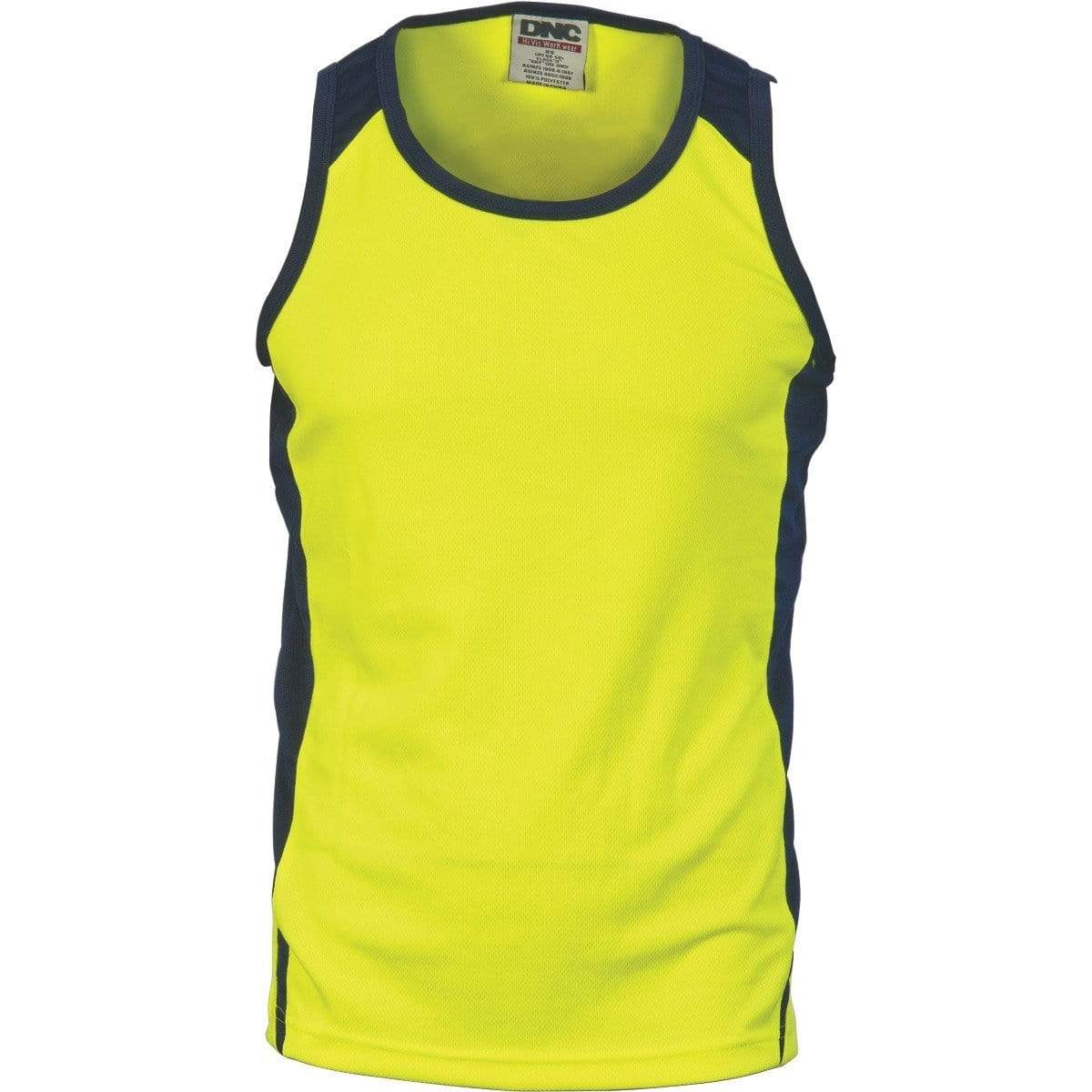 DNC Workwear Work Wear DNC WORKWEAR Cool Breathe Action Singlet 3842