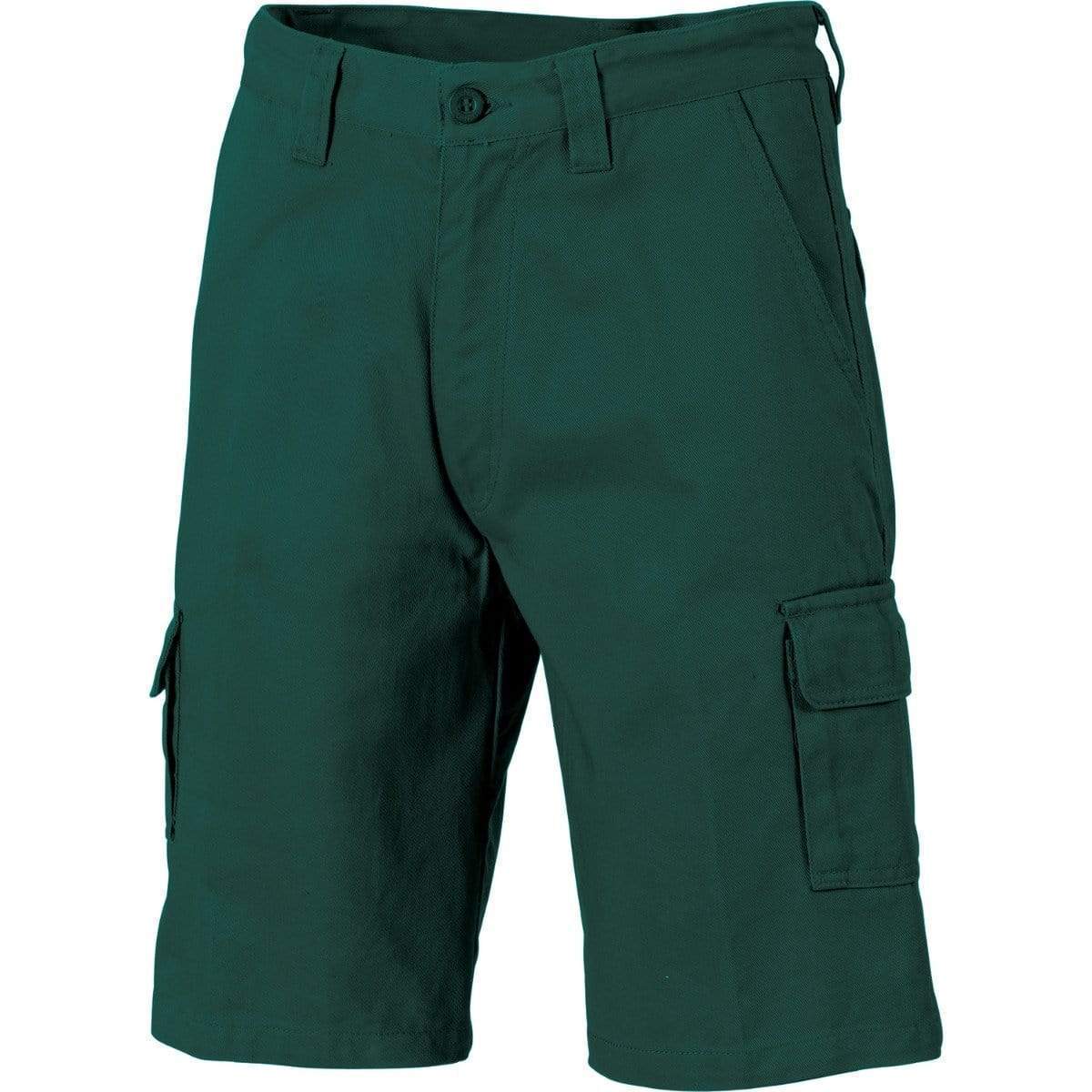 DNC Workwear Work Wear Green / 102R DNC WORKWEAR Cotton Drill Cargo Shorts 3302