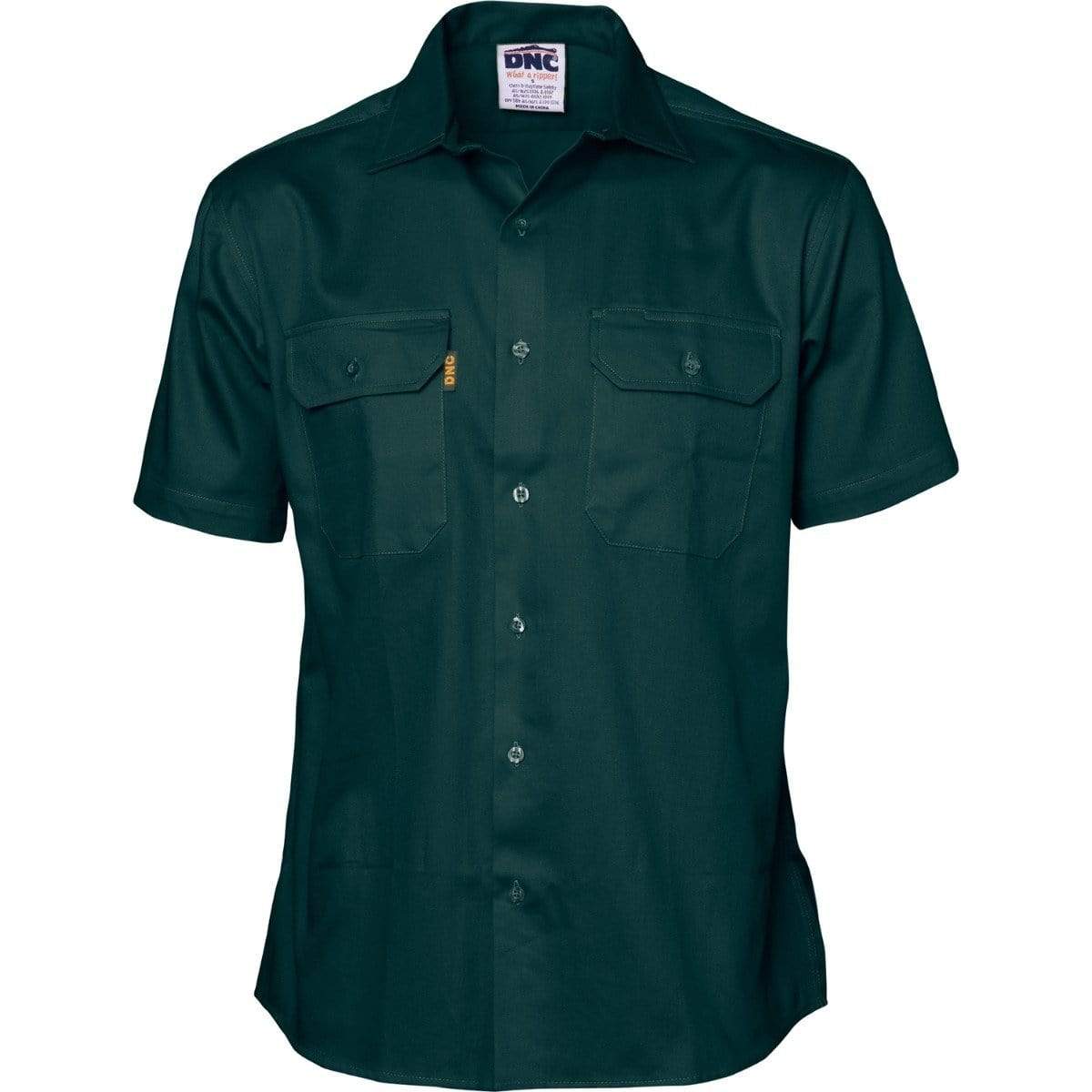 DNC Workwear Work Wear DNC WORKWEAR Cotton Drill Short Sleeve Work Shirt 3201